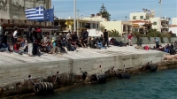 Εκατοντάδες πρόσφυγες έφυγαν από το hot spot της Χίου